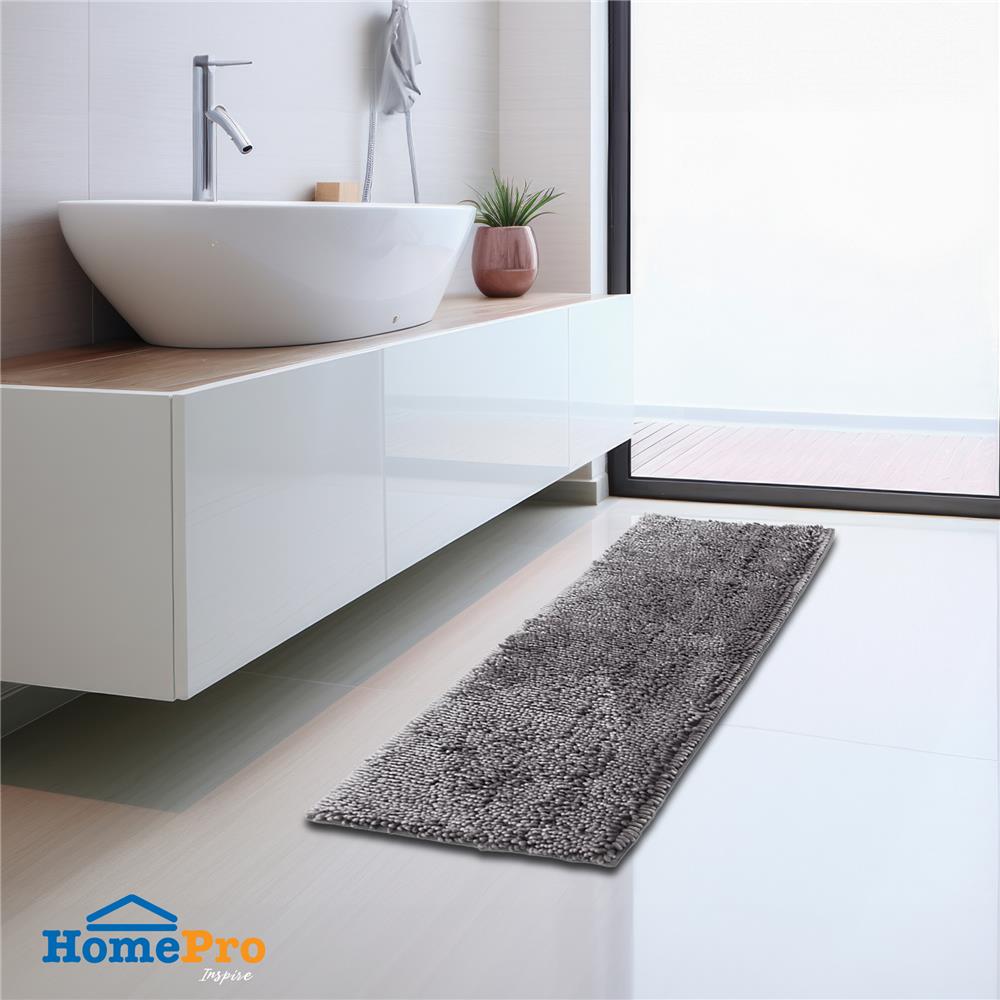 พรม HOME LIVING STYLE GRACE 45X120 ซม. สีเทา