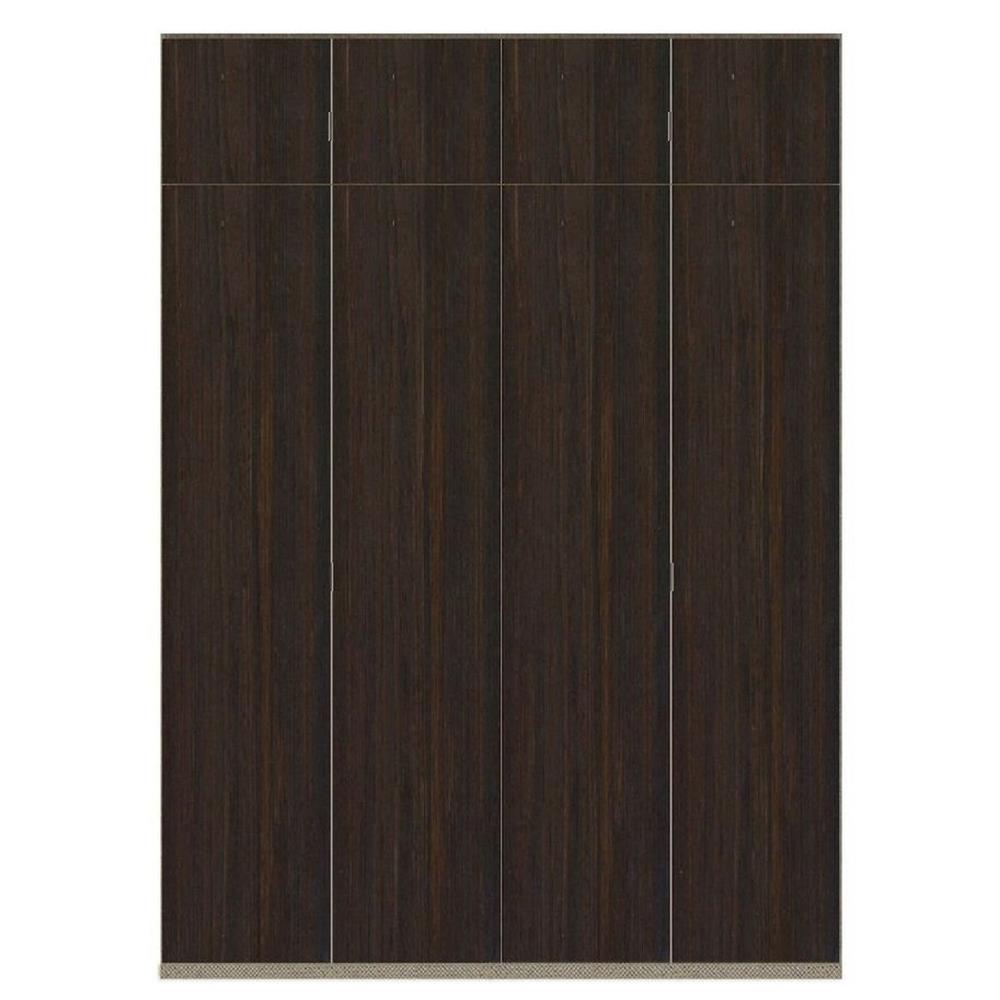 ตู้เสื้อผ้า 4 บานเปิด SB BUILT IN WARDROBE PLUS 59061103 200 ซม. สีไม้เข้ม