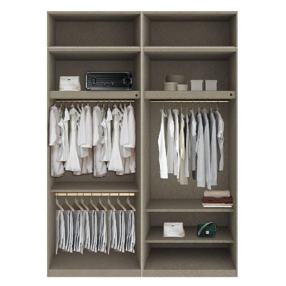 ตู้เสื้อผ้า 4 บานเปิด SB BUILT IN WARDROBE PLUS 59061103 200 ซม. สีไม้เข้ม