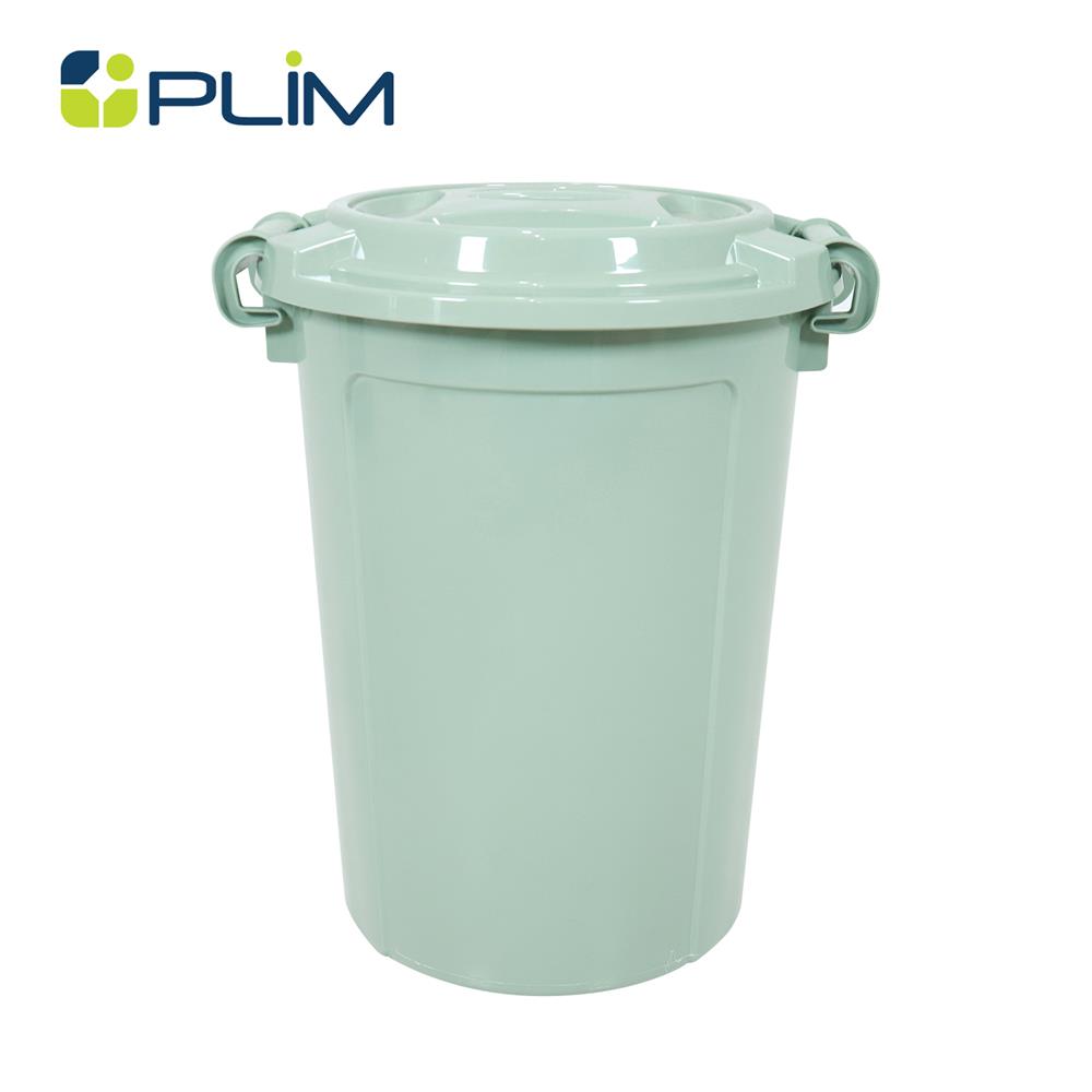 ถังน้ำกลมฝาล็อก PLIM CIRCULAR 31 ลิตร สีเขียว