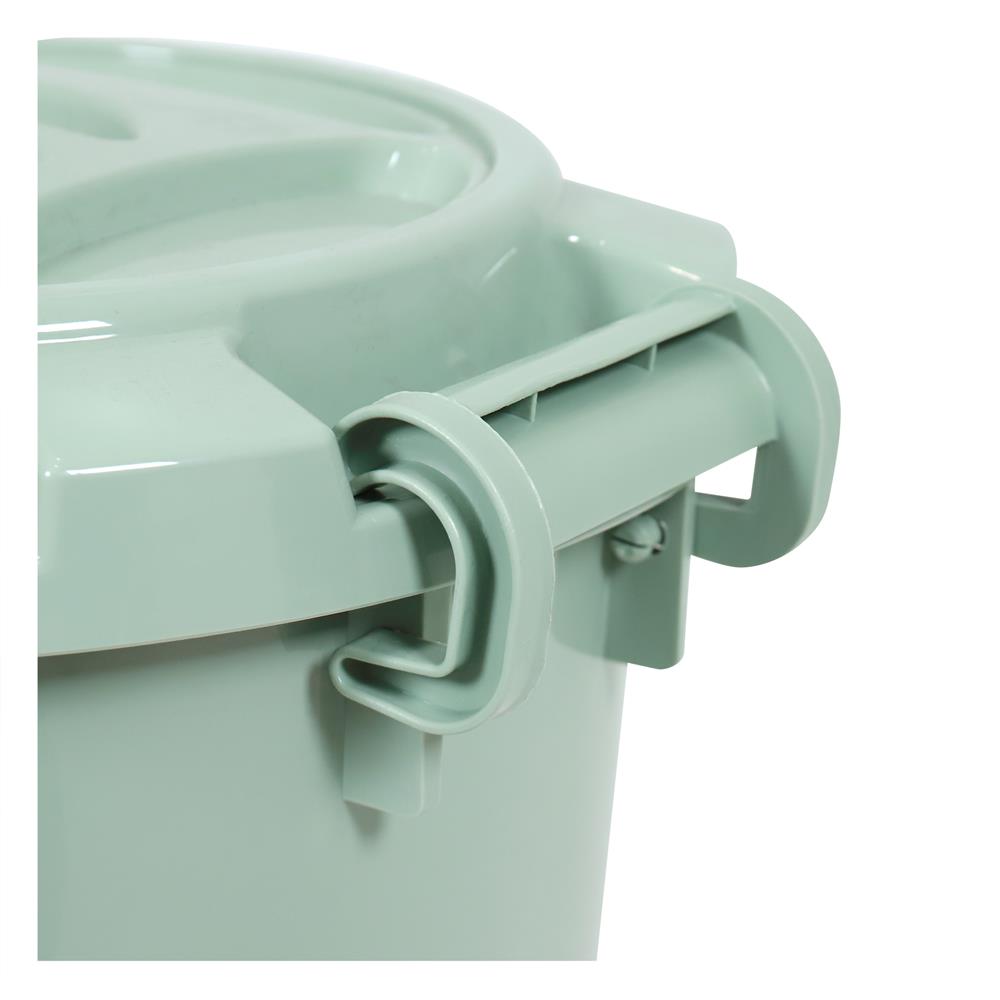 ถังน้ำกลมฝาล็อก PLIM CIRCULAR 31 ลิตร สีเขียว