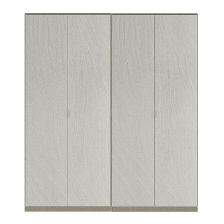 ตู้เสื้อผ้า 4 บานเปิด SB BUILT IN WARDROBE PLUS 59060974 200 ซม. สีเทา_0