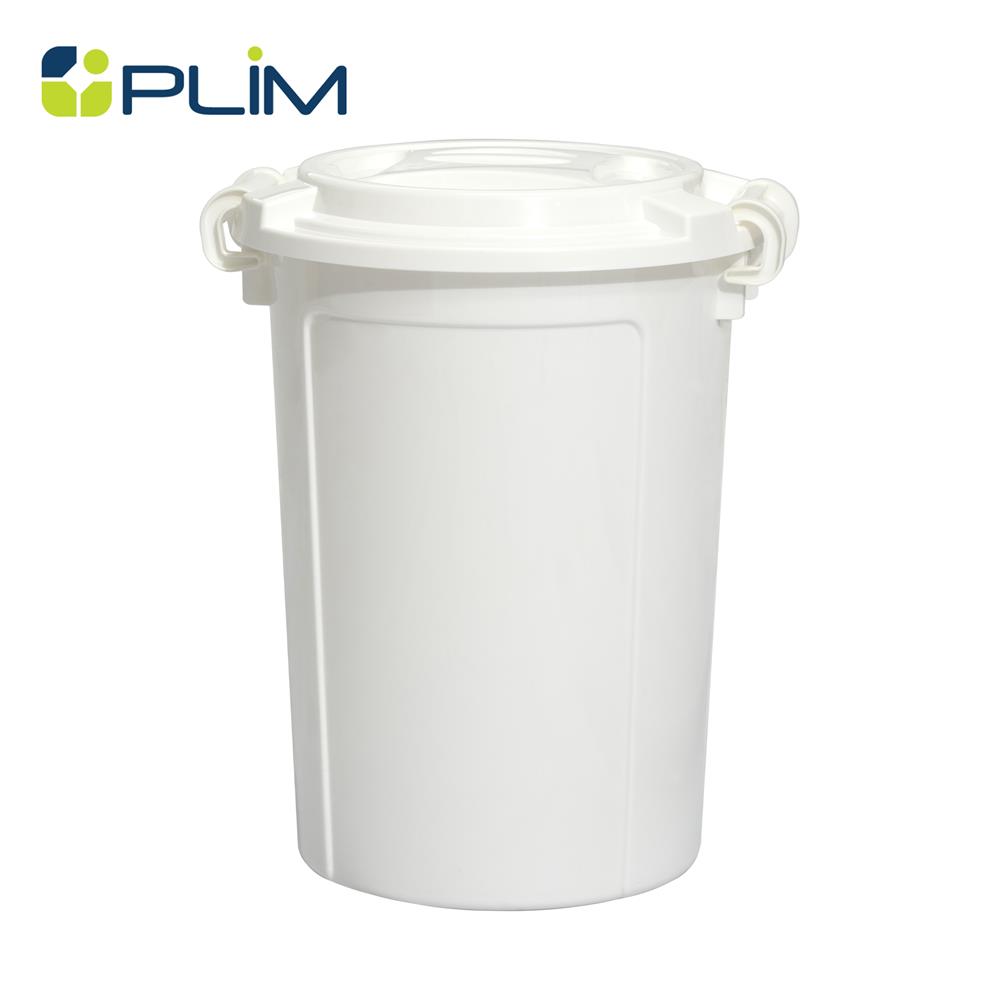 ถังน้ำกลมฝาล็อก PLIM 31 ลิตร สีขาว_1