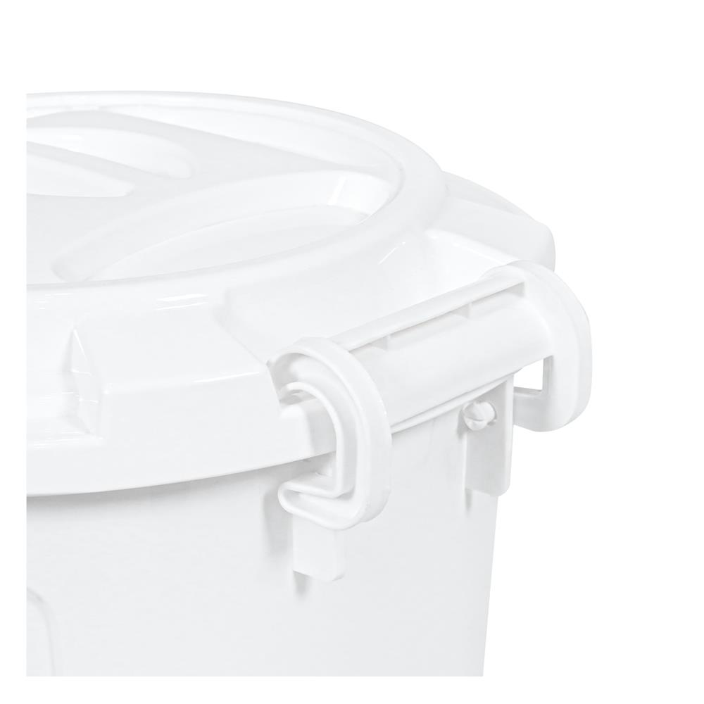 ถังน้ำกลมฝาล็อก PLIM 31 ลิตร สีขาว