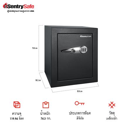 ตู้นิรภัย SENTRYSAFE T8-331 สีดำ_4