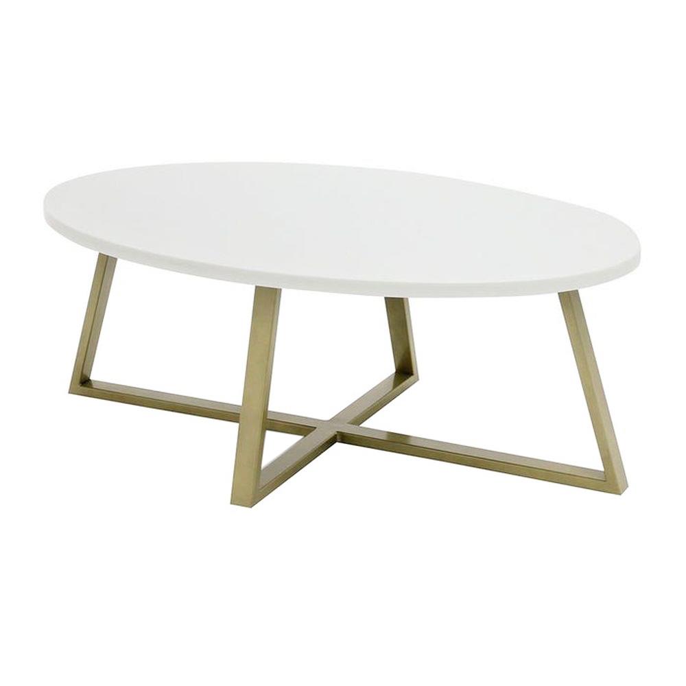 โต๊ะกลาง SB FURNITURE JAYLER 19210419 100 ซม. สีขาว