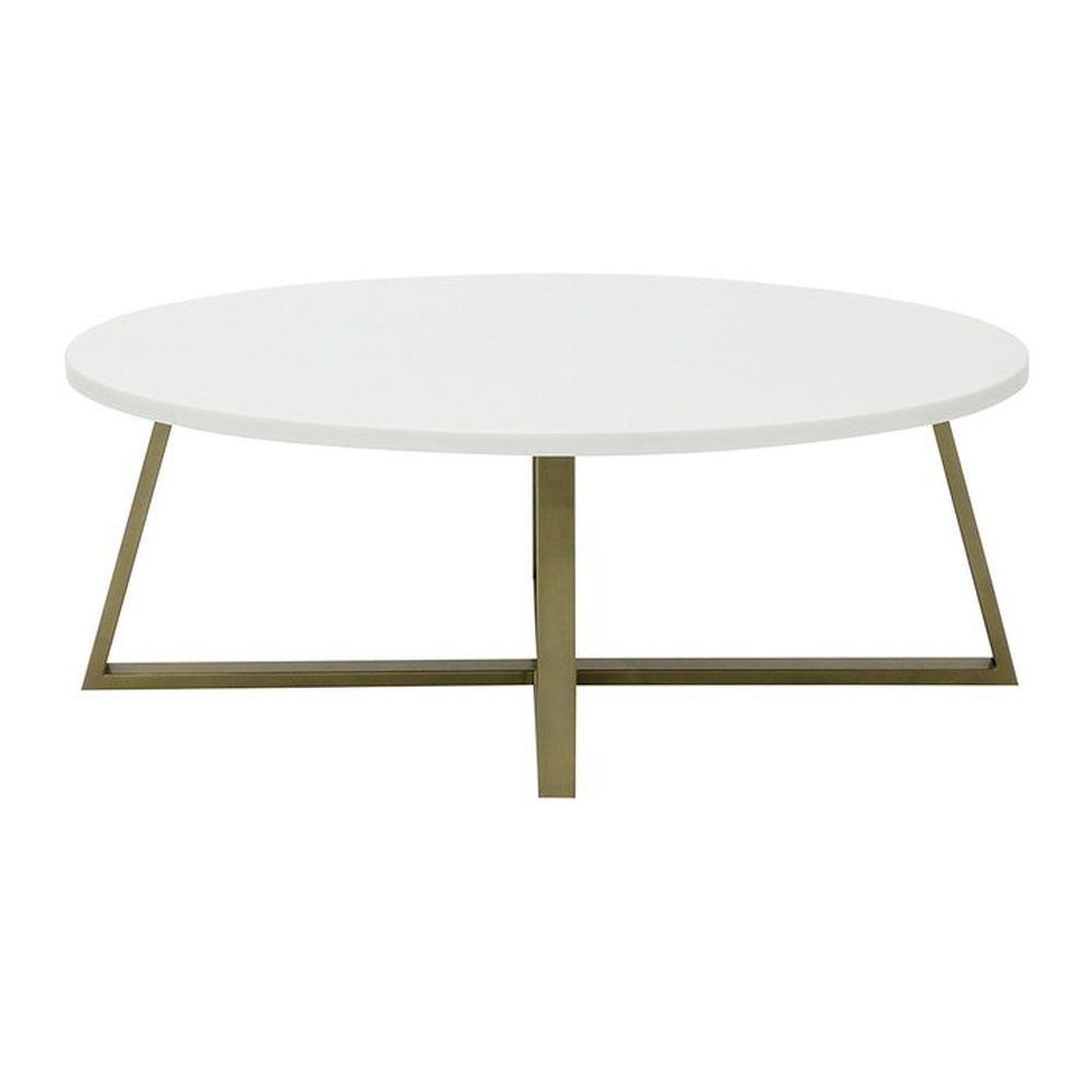 โต๊ะกลาง SB FURNITURE JAYLER 19210419 100 ซม. สีขาว