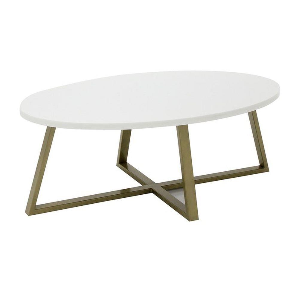 โต๊ะกลาง SB FURNITURE JAYLER 19210419 100 ซม. สีขาว