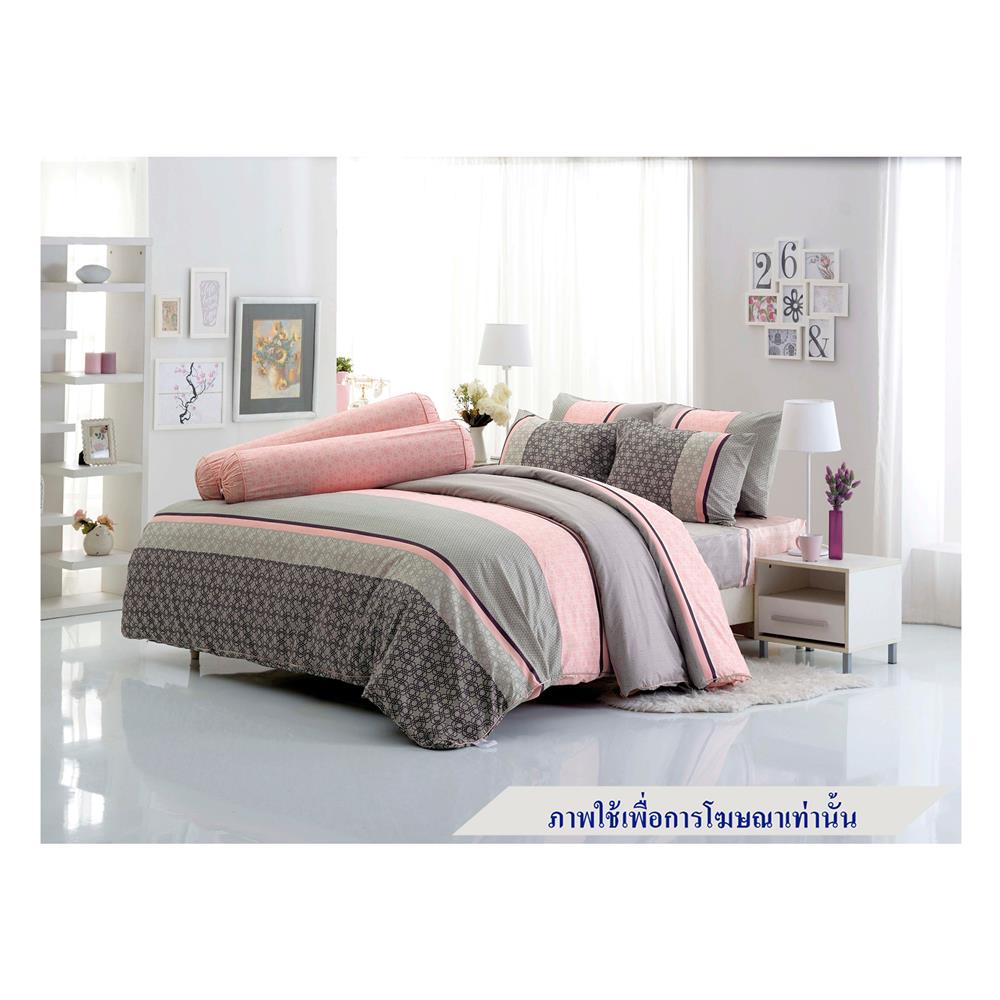 ชุดผ้าปูที่นอน 5 ฟุต 6 ชิ้น TULIP DELIGHT 60205-DL070