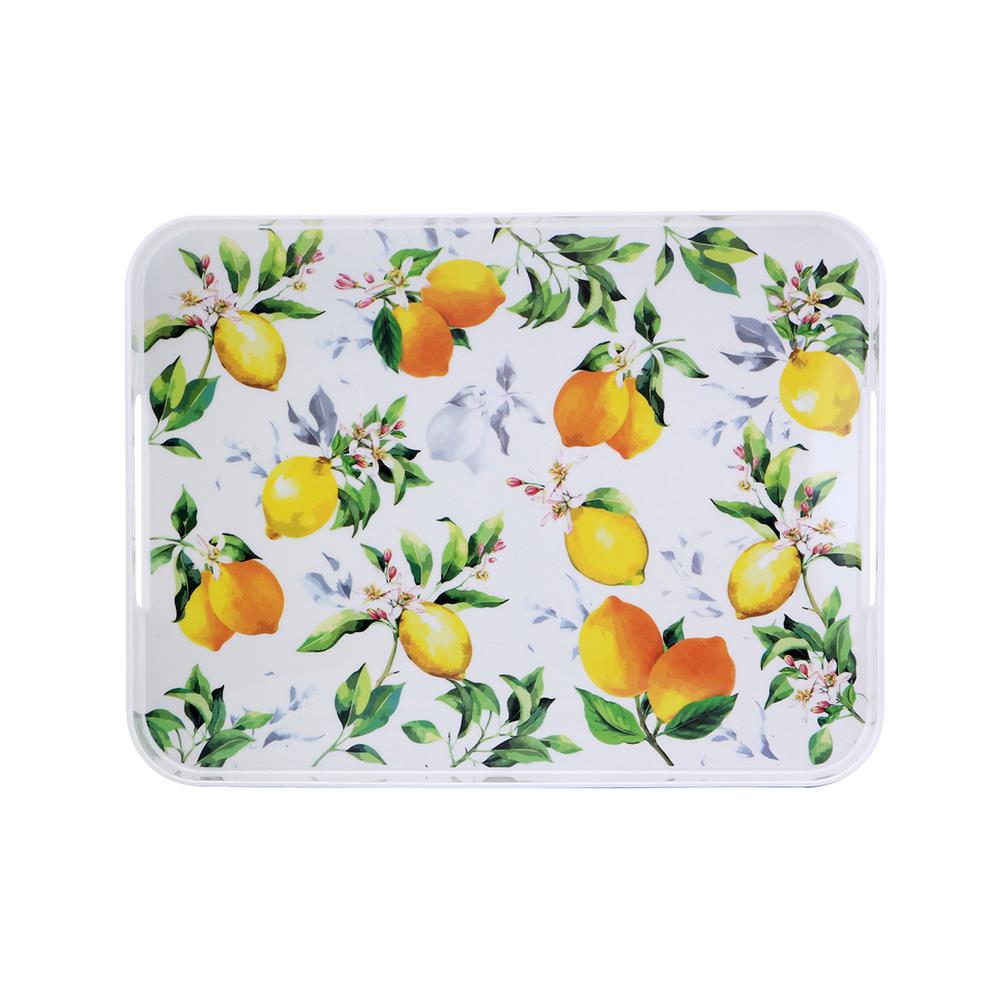 ถาดเหลี่ยมเมลามีน 14 นิ้ว KECH LEMON TREE