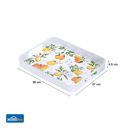 ถาดเหลี่ยมเมลามีน 14 นิ้ว KECH LEMON TREE_6
