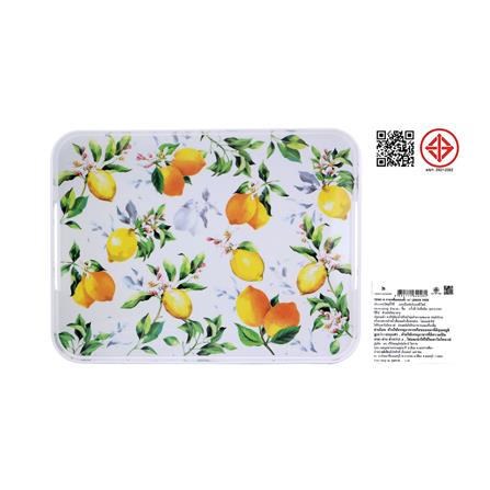 ถาดเหลี่ยมเมลามีน 14 นิ้ว KECH LEMON TREE_7