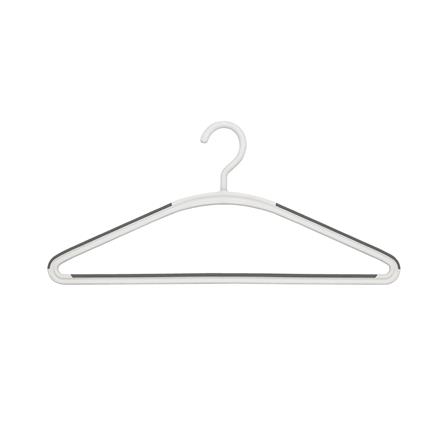 ไม้แขวนเสื้อ PLIM DOUBLE 14924 สีขาว/เทา แพ็ก 5 ชิ้น_3