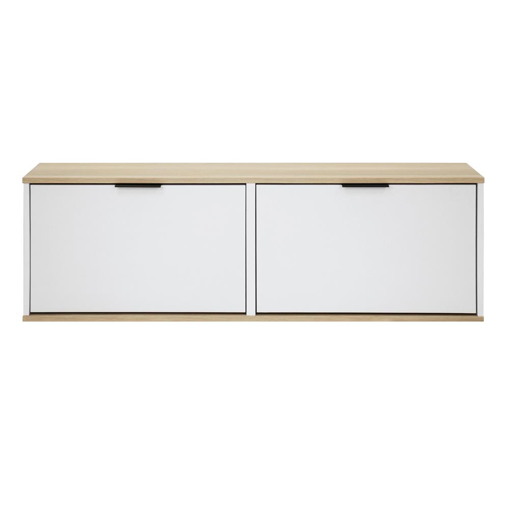 ตู้วางรองเท้า LUVORA SCHUHREAL LVR0038 120 ซม. สีขาว/โอ๊ค