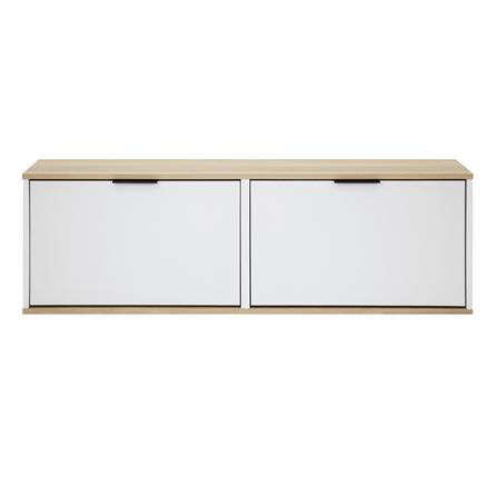 ตู้วางรองเท้า LUVORA SCHUHREAL LVR0038 120 ซม. สีขาว/โอ๊ค_1