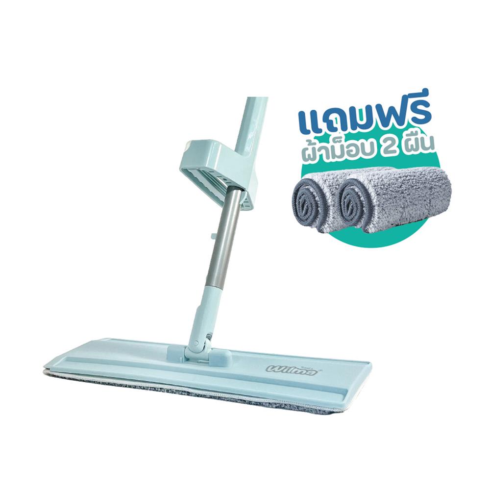 ไม้ถูพื้นรีดน้ำในตัว WILMA 11x4x130 ซม. สีฟ้า