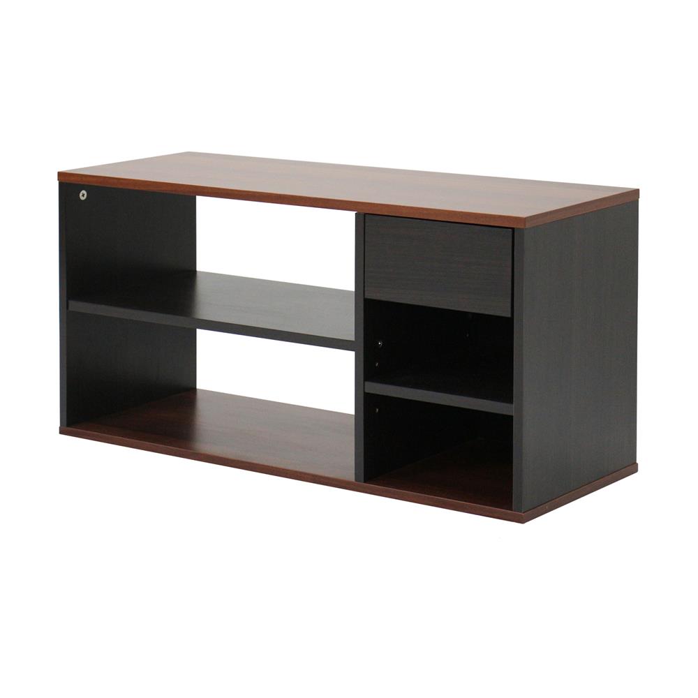 ชั้นวางรองเท้า LUVORA SCHUHREAL LVR0039 80 ซม. สีดำ/น้ำตาลเข้ม