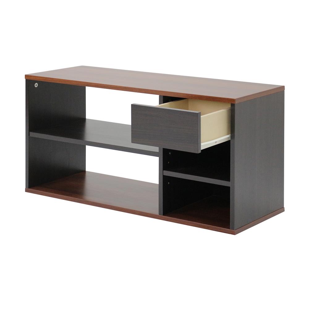 ชั้นวางรองเท้า LUVORA SCHUHREAL LVR0039 80 ซม. สีดำ/น้ำตาลเข้ม