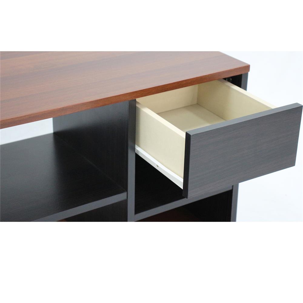 ชั้นวางรองเท้า LUVORA SCHUHREAL LVR0039 80 ซม. สีดำ/น้ำตาลเข้ม