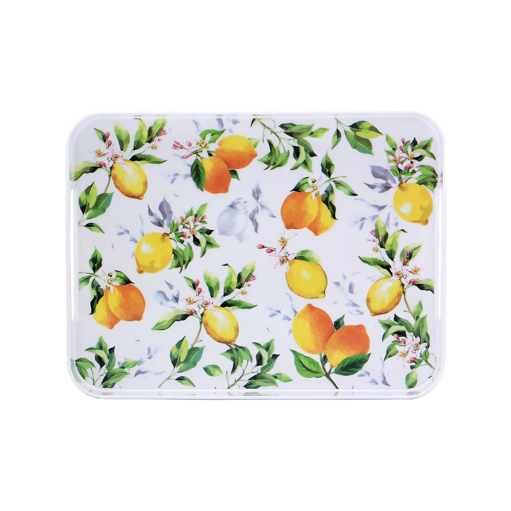 ถาดเหลี่ยมเมลามีน 16 นิ้ว KECH LEMON TREE
