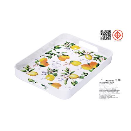 ถาดเหลี่ยมเมลามีน 16 นิ้ว KECH LEMON TREE_6
