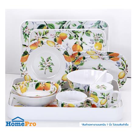 ชามเมลามีน 7 นิ้ว KECH LEMON TREE_5