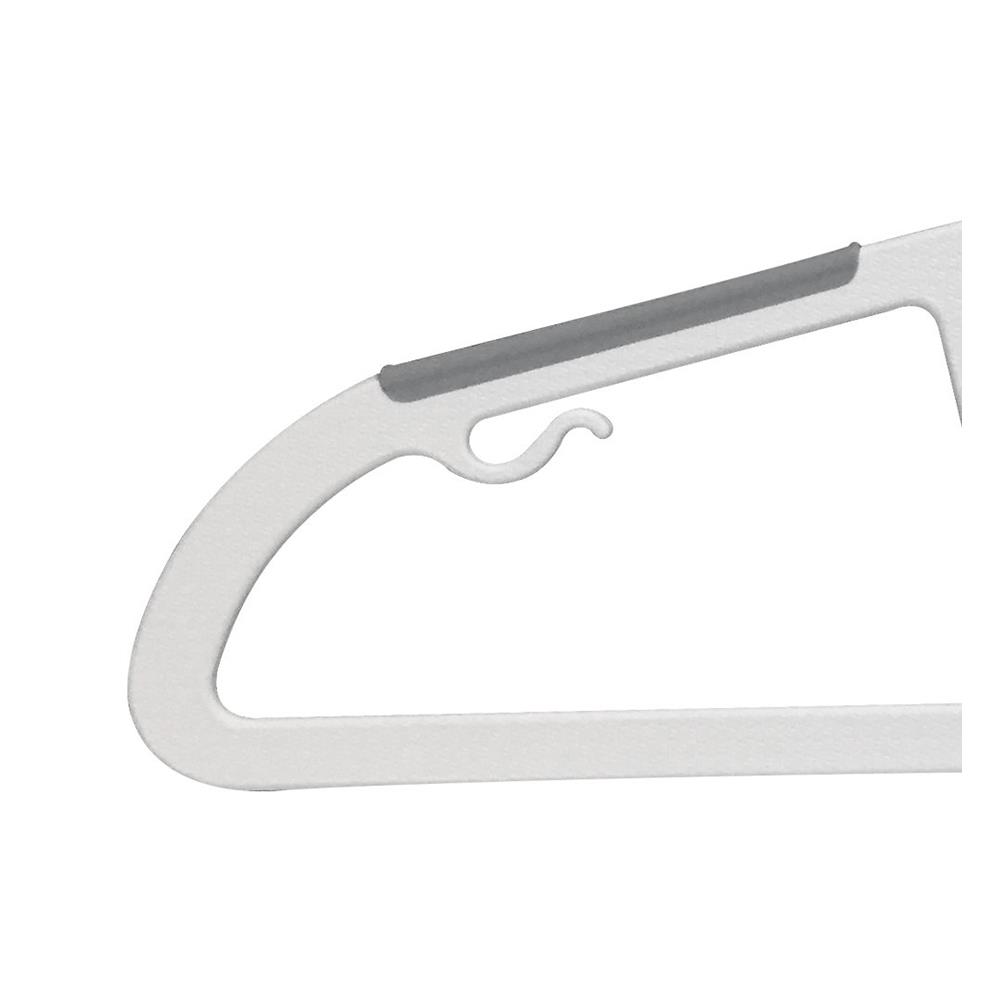 ไม้แขวนเสื้อ PLIM OLIVE 14918 สีขาว/เทา แพ็ก 5 ชิ้น