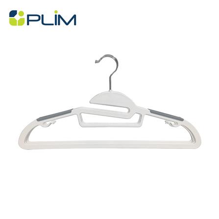 ไม้แขวนเสื้อ PLIM OLIVE 14918 สีขาว/เทา แพ็ก 5 ชิ้น_0