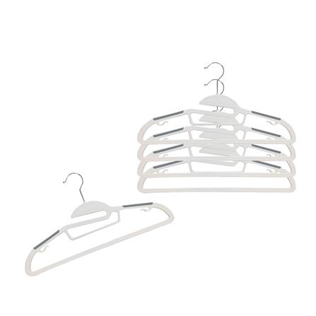 ไม้แขวนเสื้อ PLIM OLIVE 14918 สีขาว/เทา แพ็ก 5 ชิ้น_2