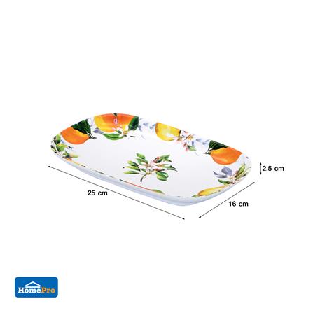 จานเมลามีนเปลเหลี่ยม 9.5 นิ้ว KECH LEMON TREE_5