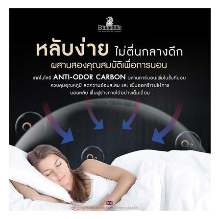 ที่นอน 6 ฟุต DUNLOPILLO DONALD พร้อมชุดเครื่องนอน 11 ชิ้น_10