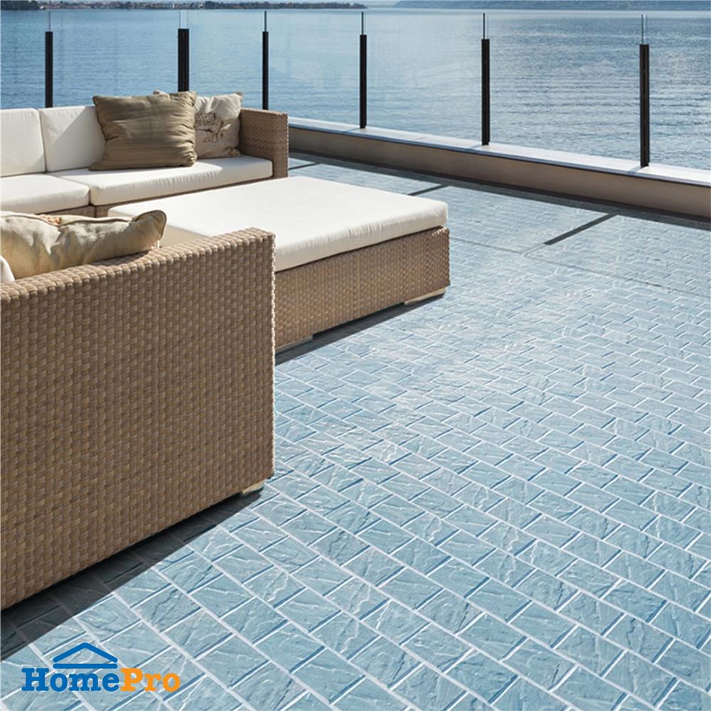 กระเบื้องดินเผาคางหมู 6x10 ซม. KENZAI ฟูจิ ไทล์ แอดแลนติคบลู 2 70P