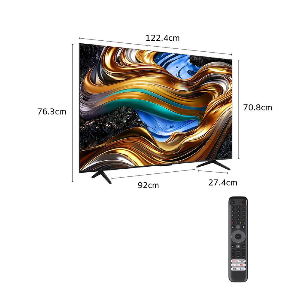 ทีวีแอลอีดี 55 นิ้ว TCL (4K, LED, GOOGLE TV) 55P755
