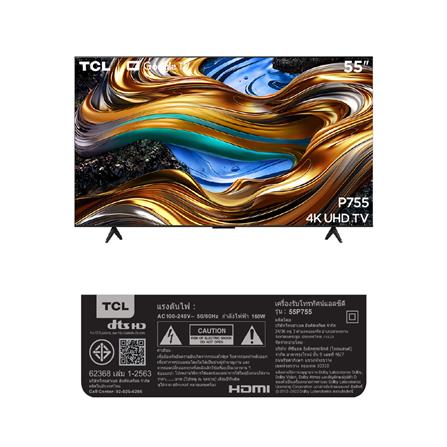 ทีวีแอลอีดี 55 นิ้ว TCL (4K, LED, GOOGLE TV) 55P755_6