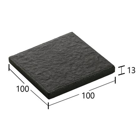 กระเบื้องดินเผา 4x4 นิ้ว KENZAI แกรนิตโต้ คาร์บอนแบล๊ค 60P_3