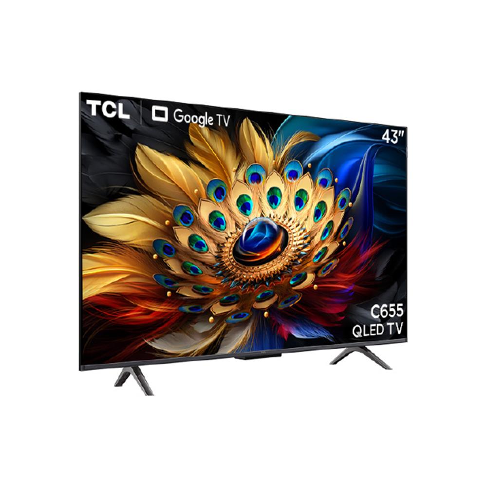 ทีวีคิวแอลอีดี 43 นิ้ว TCL (4K, QLED, GOOGLE TV) 43C655