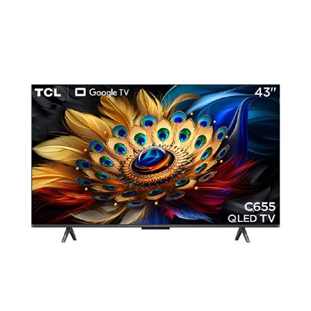 ทีวีคิวแอลอีดี 43 นิ้ว TCL (4K, QLED, GOOGLE TV) 43C655