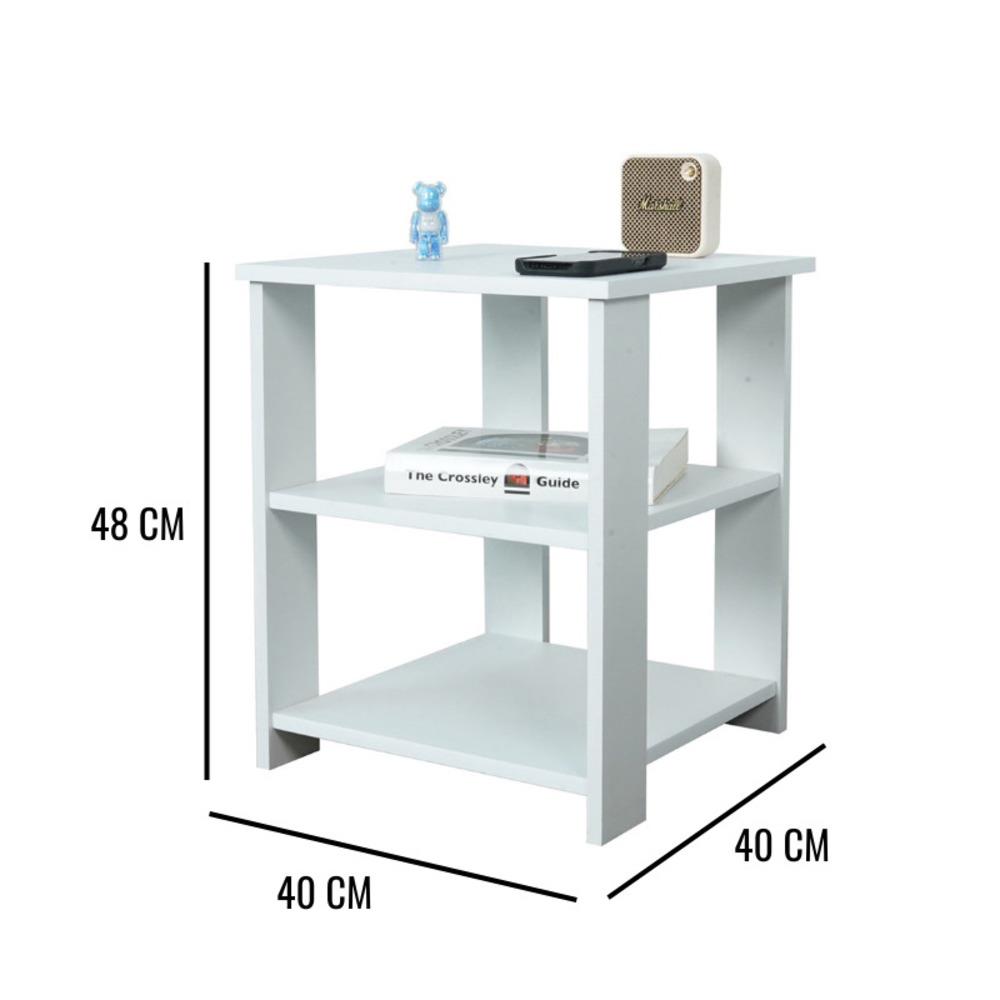 โต๊ะข้าง LUVORA SHIFTEX LVR0043 สีขาว