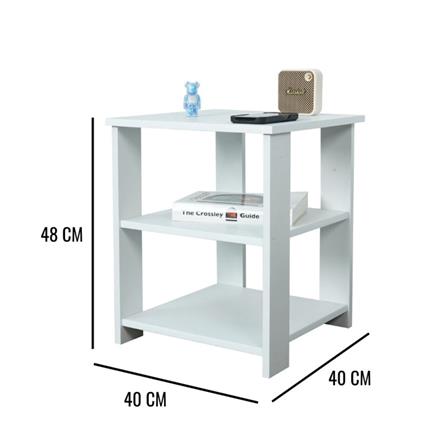 โต๊ะข้าง LUVORA SHIFTEX LVR0043 สีขาว_4