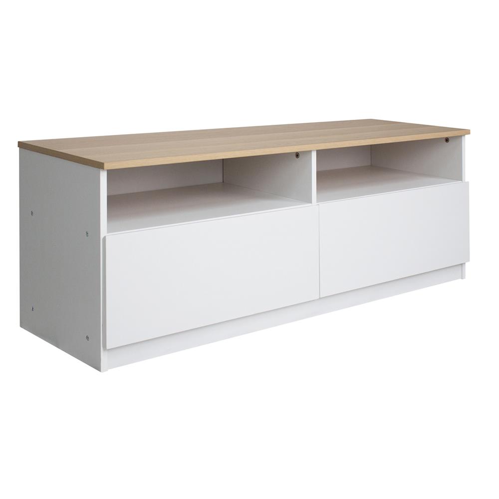 ตู้วางทีวี LUVORA ARMADIO LVR0034 120 ซม. สีขาว/โอ๊ค