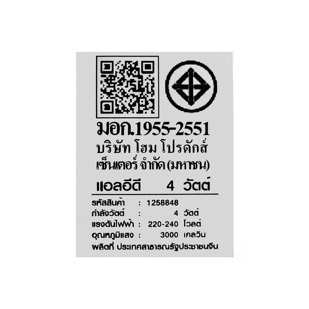 ไฟกิ่งภายนอก LED CARINI BO-T504 4 วัตต์ WARM WHITE สีดำ