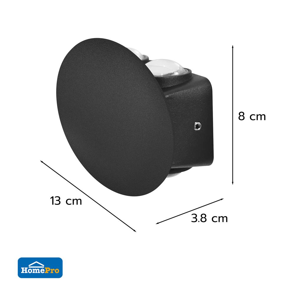 ไฟกิ่งภายนอก LED CARINI BO-T504 4 วัตต์ WARM WHITE สีดำ