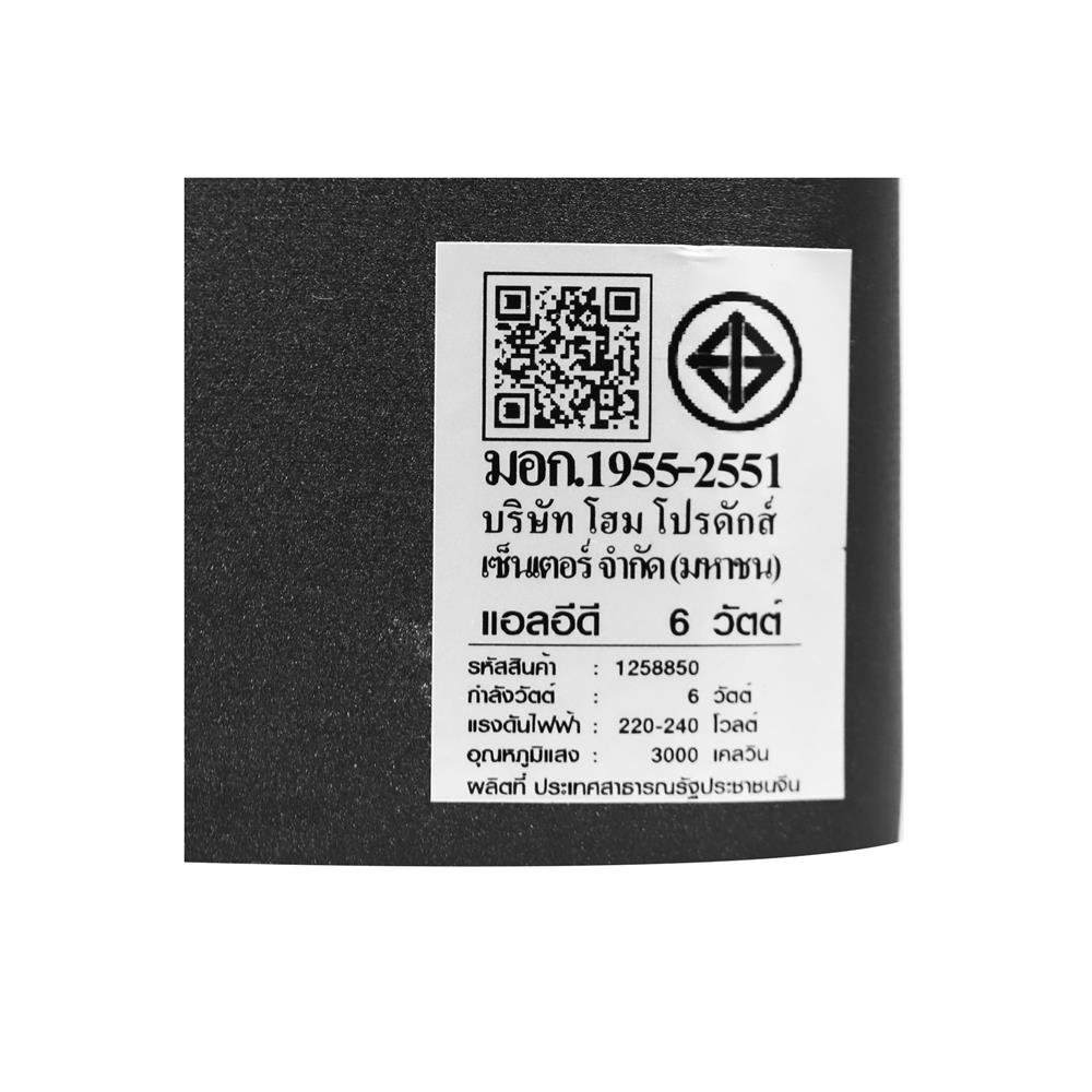 ไฟกิ่งภายนอก LED CARINI BO-T606A 6 วัตต์ WARM WHITE สีดำ