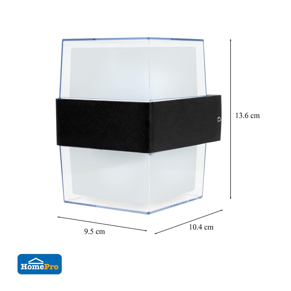 ไฟกิ่งภายนอก LED CARINI BO-Y603 10 วัตต์ WARM WHITE สีดำ