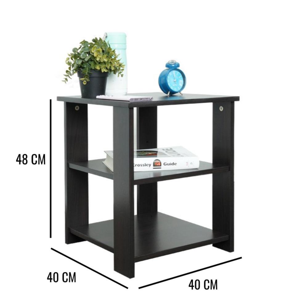 โต๊ะข้าง LUVORA SHIFTEX LVR0042 สีน้ำตาลเข้ม