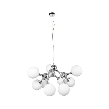 ไฟช่อ CARINI P240117-9 สีขาว/เงิน 9 หัว_0