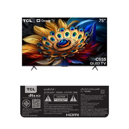 ทีวีคิวแอลอีดี 75 นิ้ว TCL (4K, QLED, GOOGLE TV) 75C655_6