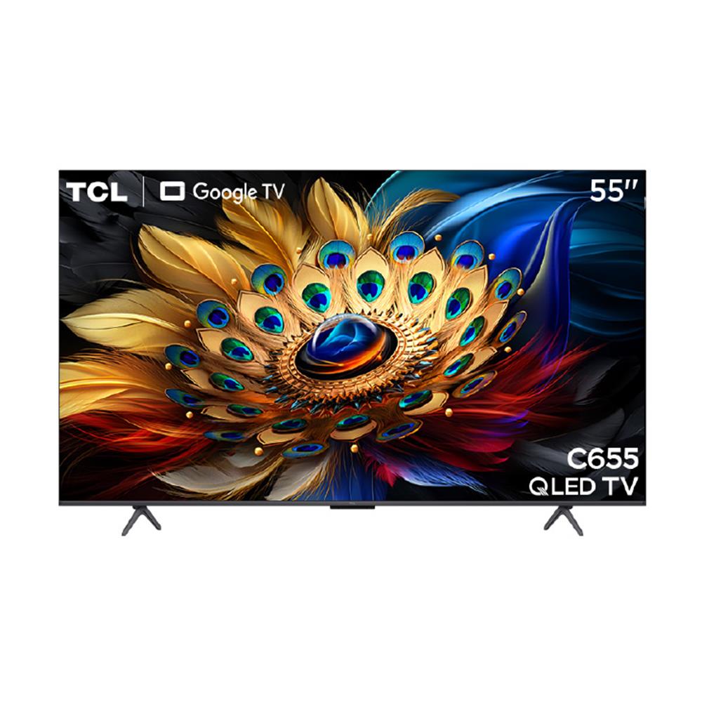 ทีวีคิวแอลอีดี 55 นิ้ว TCL (4K, QLED, GOOGLE TV) 55C655