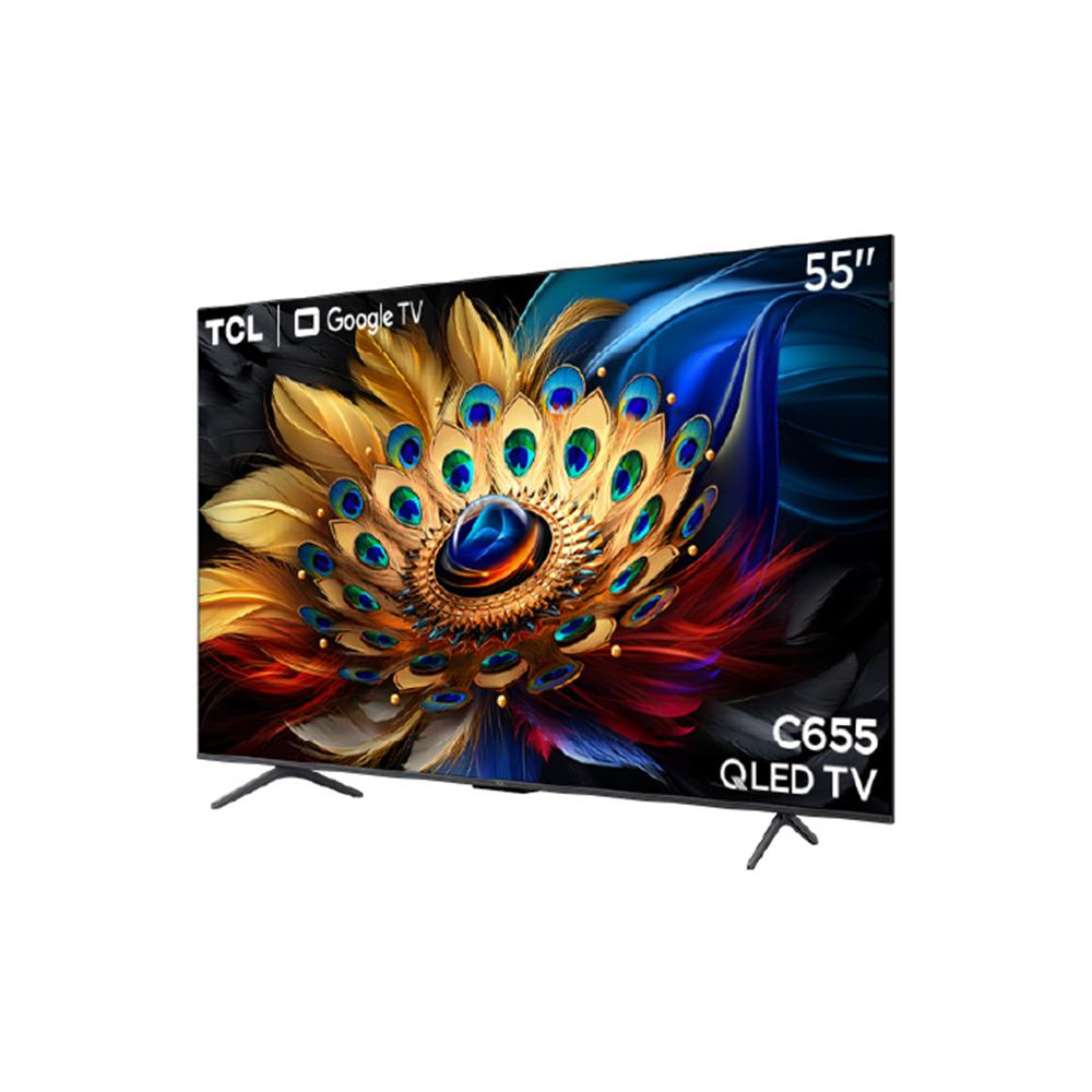ทีวีคิวแอลอีดี 55 นิ้ว TCL (4K, QLED, GOOGLE TV) 55C655