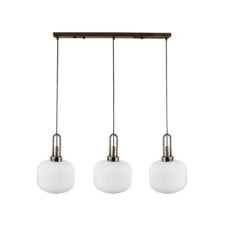 ไฟช่อ CARINI P180952 สีขาว/ดำ 3 หัว_0